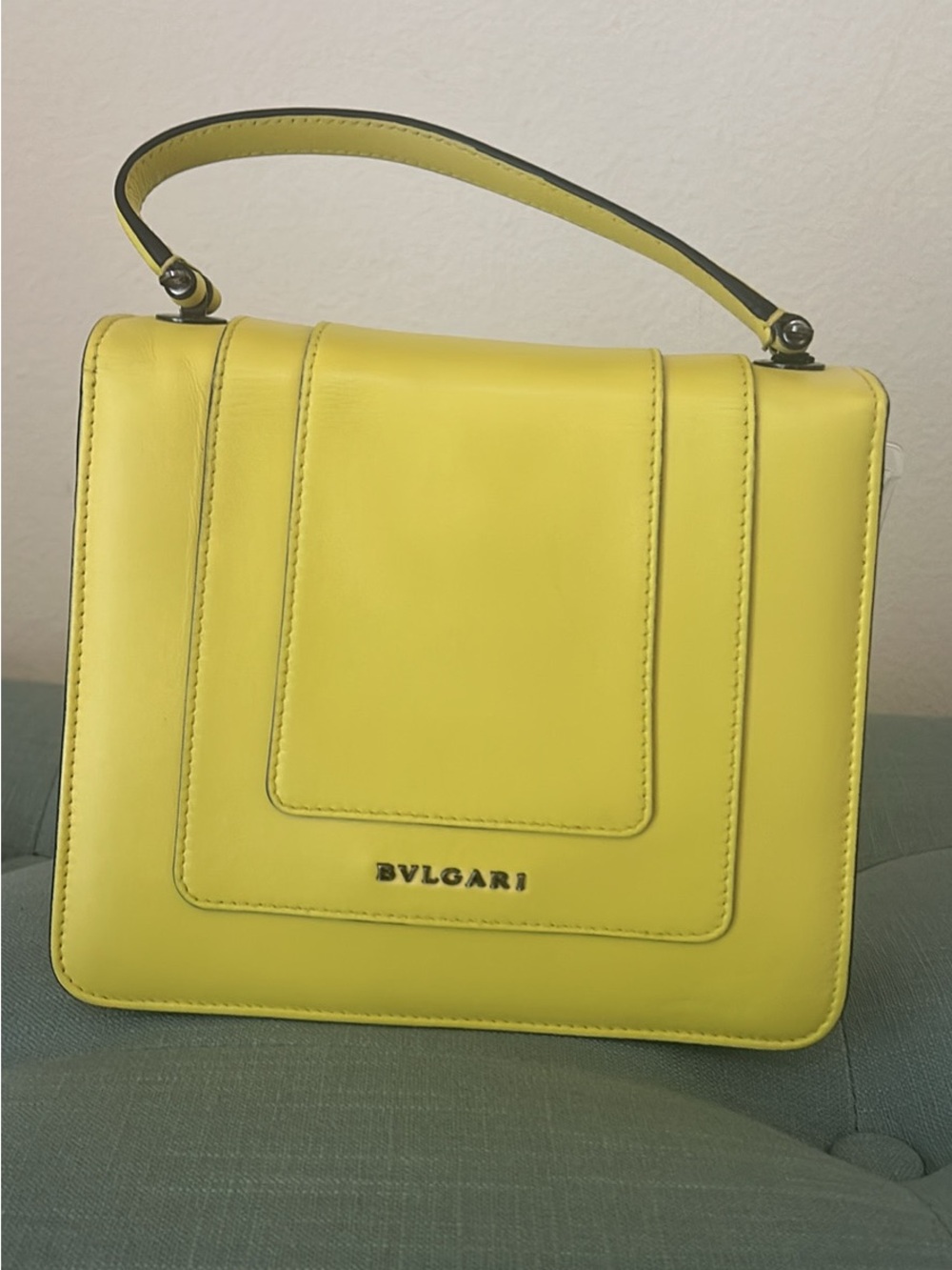 Bvlgari Serpenti Yellow Top-Handle Small Bag - Picture 3 of 6